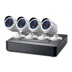 LevelOne DSK-4001 kit de videovigilancia Alámbrico 4 canales