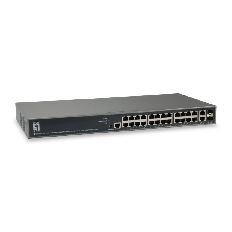 levelone-gep-2682-switch-gestionado-l3-gigabit-ethernet-10-100-1000-energia-sobre-ethernet-poe