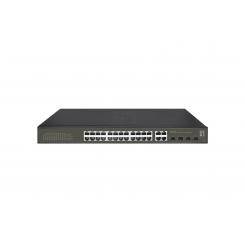 LevelOne GES-2128P switch Gestionado L2 Gigabit Ethernet (10/100/1000) Energía sobre Ethernet (PoE) Negro