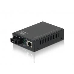 LevelOne GVT-2001 convertidor de medio 1000 Mbit/s 850 nm Multimodo Negro