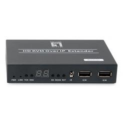 LevelOne HVE-6701R extensor audio/video Receptor AV Negro
