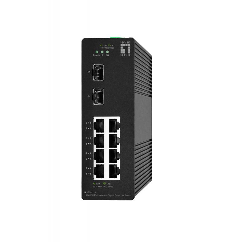levelone-igs-2110-switch-gestionado-l2-gigabit-ethernet-10-100-1000-negro