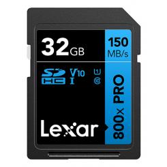 Lexar High-Performance 800xPRO 32 GB SDHC UHS-I Clase 10