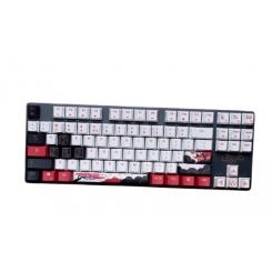 Lexip Assassins Creed Shadows  X Ubisoft teclado Juego USB QWERTY Inglés Negro, Oro, Rojo, Blanco