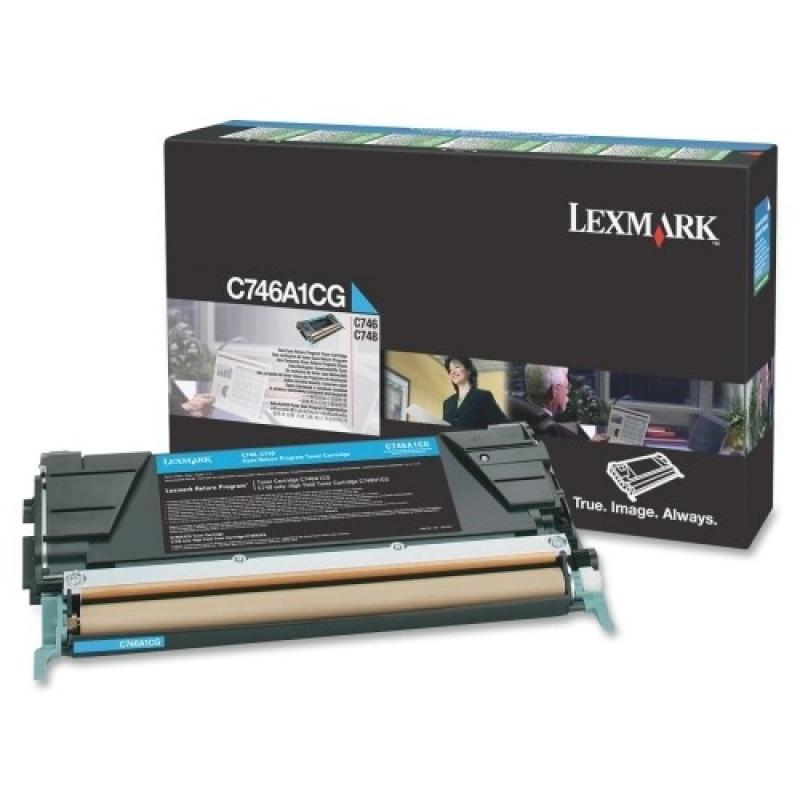 lexmark-746dn-746dtn-746n-748de-748dte-748e-cartucho-de-toner-cian-retornable-7000-paginas-retornable