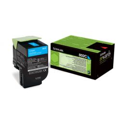 Lexmark 802C Toner Retornable cian (1K)