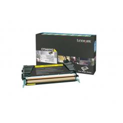 Lexmark C-734/736, X-734/736/738 Toner amarillo Retornable / (6.000 páginas)