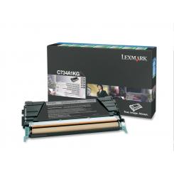 Lexmark C-734/736, X-734/736/738 Toner negro Retornable / (8.000 páginas)