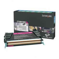 Lexmark C-736, X-736/738 Toner magenta alto rendimiento Retornable / (10.000 páginas)