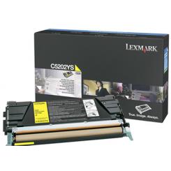 Lexmark C520, C530 Cartucho Toner amarillo (1,5K)