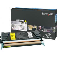 Lexmark C522, C524, C53X Cartucho Toner amarillo (3K) /  3.000 pág.