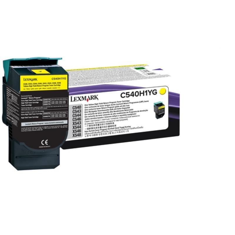 lexmark-c540-543-544-toner-amarillo-retornable-alto-rendimiento-2000-paginas