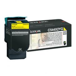 Lexmark C544/546, X544/546 Cartucho Toner amarillo extra alto rendimiento (4K) /  4.000 pág.