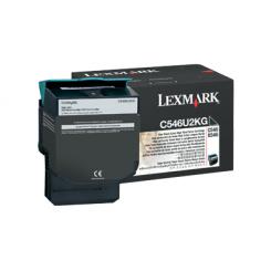 Lexmark C546, X546 Cartucho de Toner negro extra alto rendimiento (8K) /  8.000 pág.