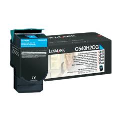 Lexmark C54X, X54X Cartucho Toner cian alto rendimiento (2K) /  2.000 pág.