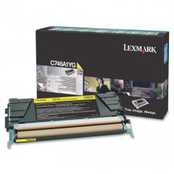 Lexmark  C746, C748 Cartucho de Toner amarillo Retornable / 7.000 PAGINAS