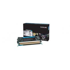 Lexmark C746, C748 Cartucho de Toner cian /  7.000 pág.