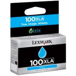 Lexmark Cartucho inyeccion Tinta cian Nº100 XLa Vizix