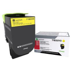 Lexmark CS/CX 317 Cartucho de Toner amarillo /  2 300 pág.