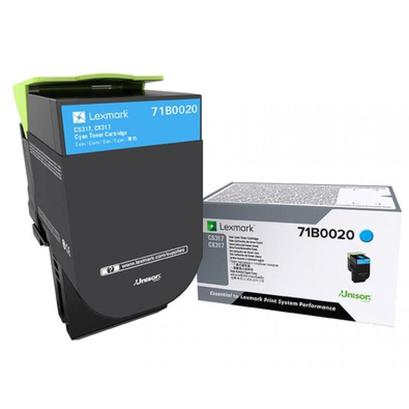 lexmark-cs-cx-317-cartucho-de-toner-cian-2-300-pag