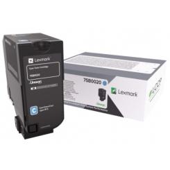 Lexmark CS/CX 727, CS728 Cartucho de Toner cian /  10 000 pág.