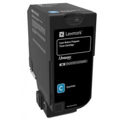 Lexmark CS720, CS725, CX725 Cartucho de Toner cian Retornable /  3.000 pág.