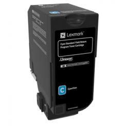 Lexmark CS720, CS725, CX725 Cartucho de Toner cian Retornable /  7.000 pág.