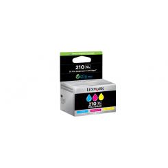 Lexmark OffiCE Edge Pro 4000/5500/5500T Cartucho TRicolor Nº210XL (Pack 3)