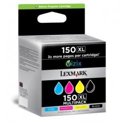 Lexmark Pack 4 Cartuchos (cmyk) alto rendimiento Retornables 150XL