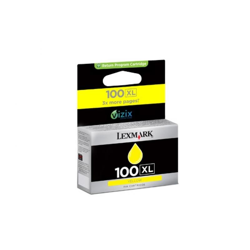 lexmark-s-305-405-505-605-pro-205-705-805-905-cartucho-de-tinta-amarillo-retornable-nº100xl-600-pginas