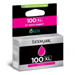 Lexmark S/305/405/505/605 Pro/205/705/805/905 Cartucho de Tinta magenta Retornable Nº100 / 200 P?GINAS