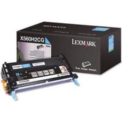 Lexmark X560 Cartucho de impresión cian alto rendimiento / (10.000 pág.)