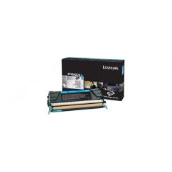 Lexmark X746, X748 Cartucho de Toner cian /  7.000 pág.