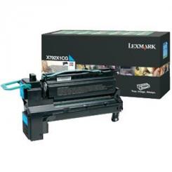 Lexmark X792 Toner cian Retornable / 20.000 pag