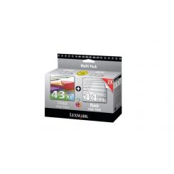 Lexmark X9350 Cartucho Color Nº43 Plus + negro Nº44
