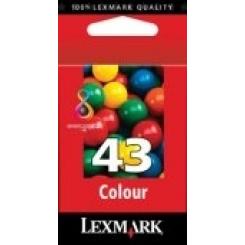 Lexmark Z1520, Multifuncion X4850/6570/9350/9570 Cartucho Color Nº43