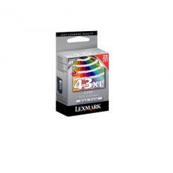 Lexmark Z1520, Multifuncion X4850/6570/9350/9570 Cartucho Color Nº43XL Plus