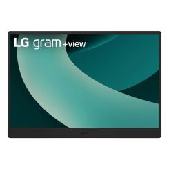LG 17MT70 Monitor portátil Negro, Acero inoxidable 43,2 cm (17