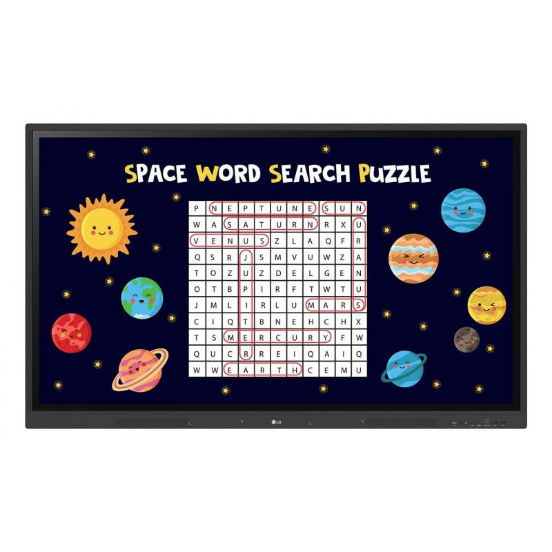 lg-createboard-pizarra-blanca-interactiva-1651-cm-65-3840-x-2160-pixeles-pantalla-tactil-negro-usb-rf-inalambrica