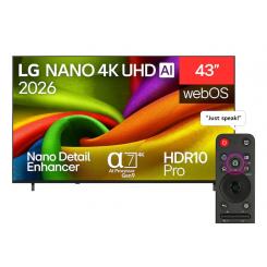 LG NANO 4K UHD AI 43NU850B6LA 109,2 cm (43