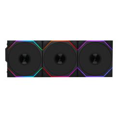 Lian Li 12TLLCD1W3B Carcasa del ordenador Ventilador 12 cm Negro 1 pieza(s)