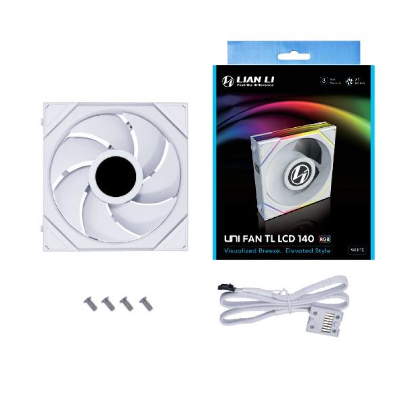 lian-li-uni-fan-tl-lcd-carcasa-del-ordenador-ventilador-14-cm-blanco
