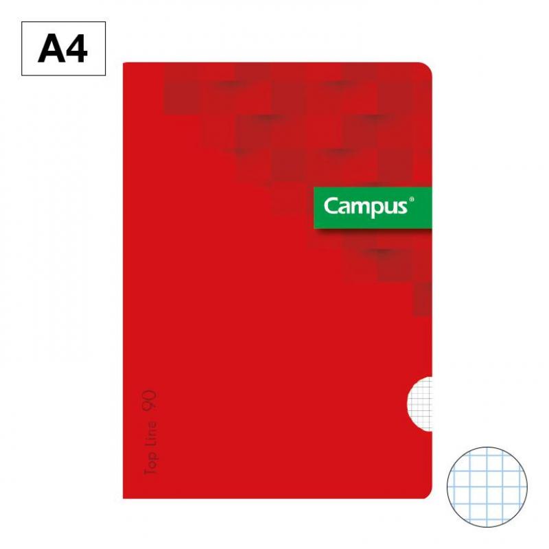libreta-campus-a4-tapa-pp-48h-90g-cuadriculada-cn4-rojo