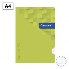 Libreta Campus A4 Tapa PP 48H 90G Cuadriculada CN4 verde claro