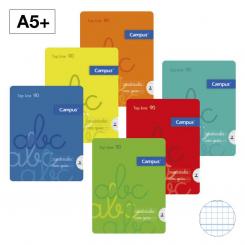 Libreta Campus A5+ Tapa Basic 48H 90G Cuadrícula Pautada 3 mm