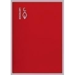 Libreta Escolofi 4º 50H Cuadric.5X5 70G Rojo