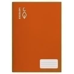 Libreta Escolofi A4 32H Cuadric.3X3 70G Pauta C/Margen Naranja