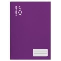 Libreta Escolofi A4 32H Horizontal 70G C/Margen Violeta
