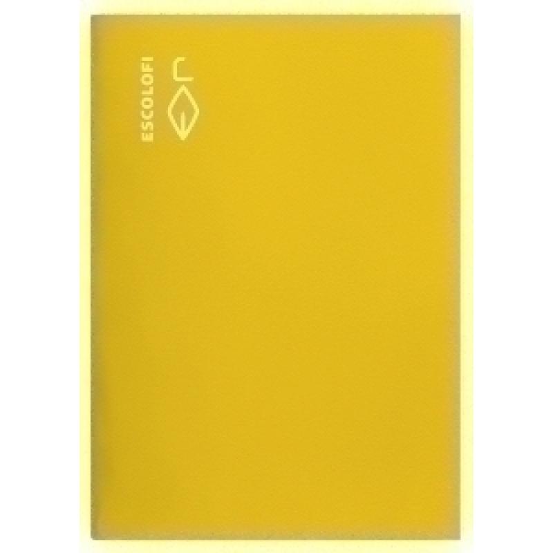 libreta-escolofi-fº-50h-milimetrado-4x4x16-70g-amarillo