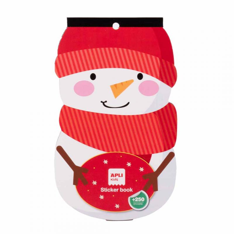 libreta-grande-pegatinas-muneco-nieve-4-hojas